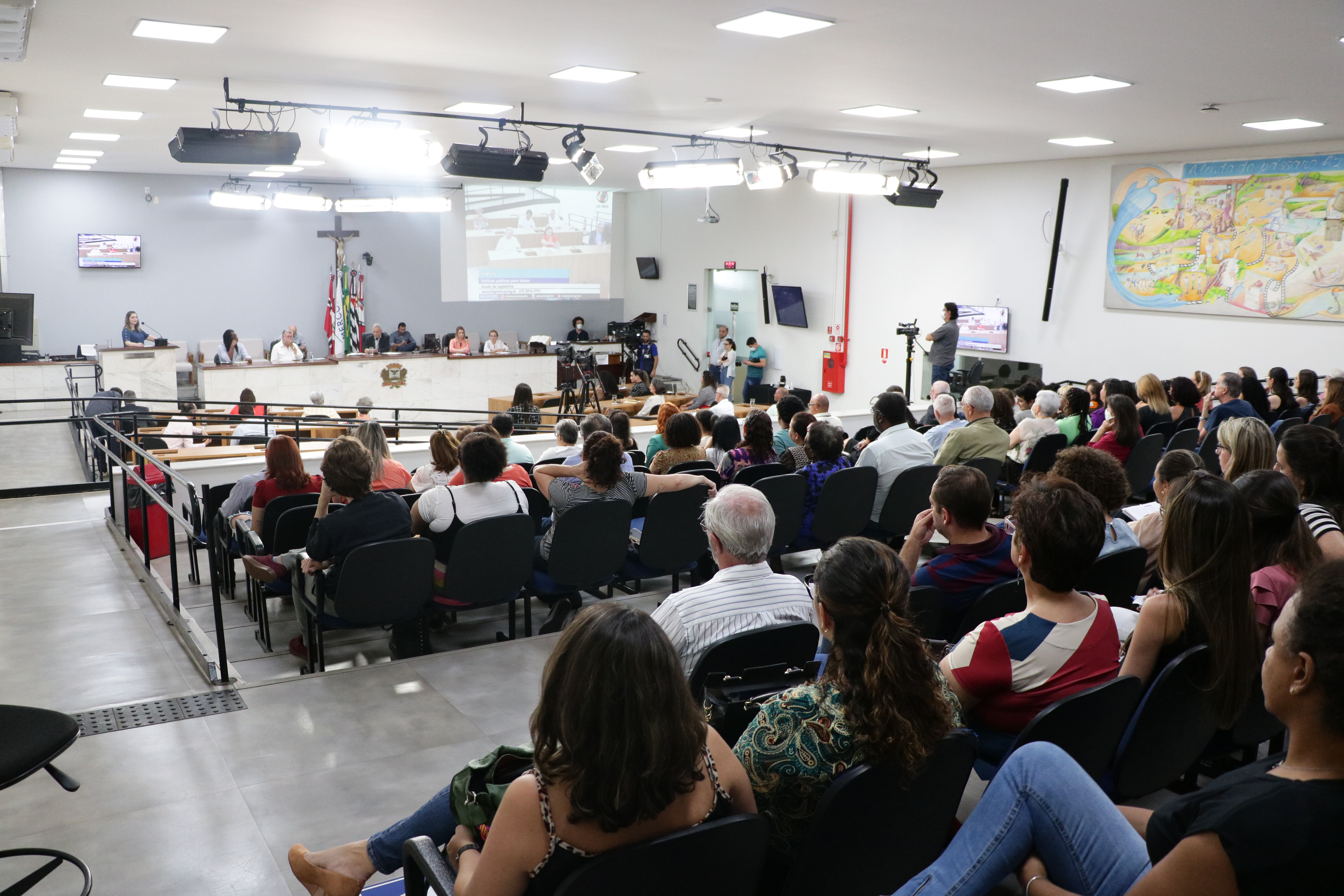 Galeria do Plenário ficou lotada durante Fórum realizado pela Escola do Legislativo