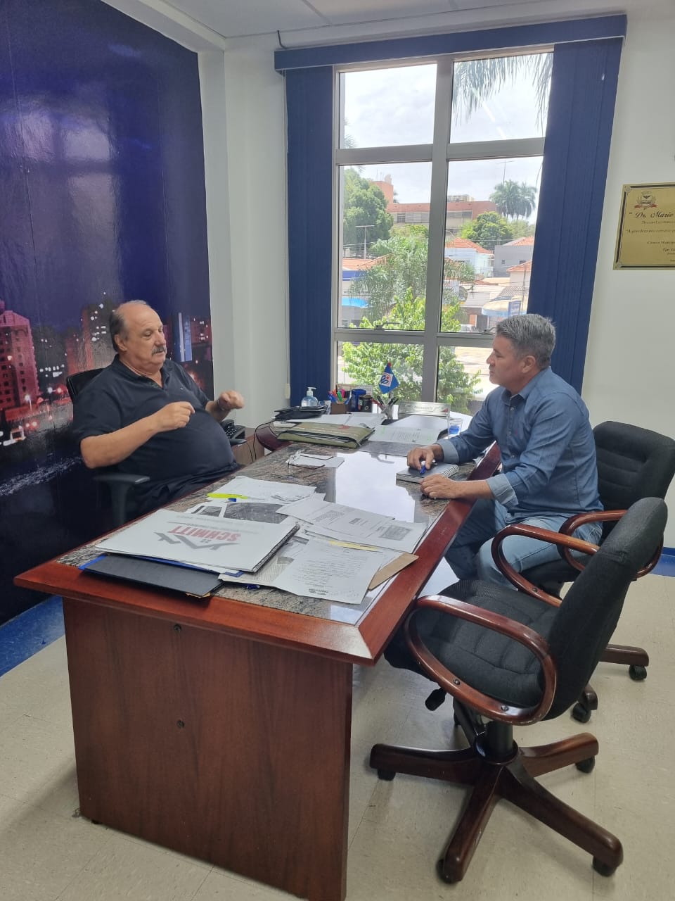 Pauléra recebe Tuquinha, vereador em Pereira Barreto
